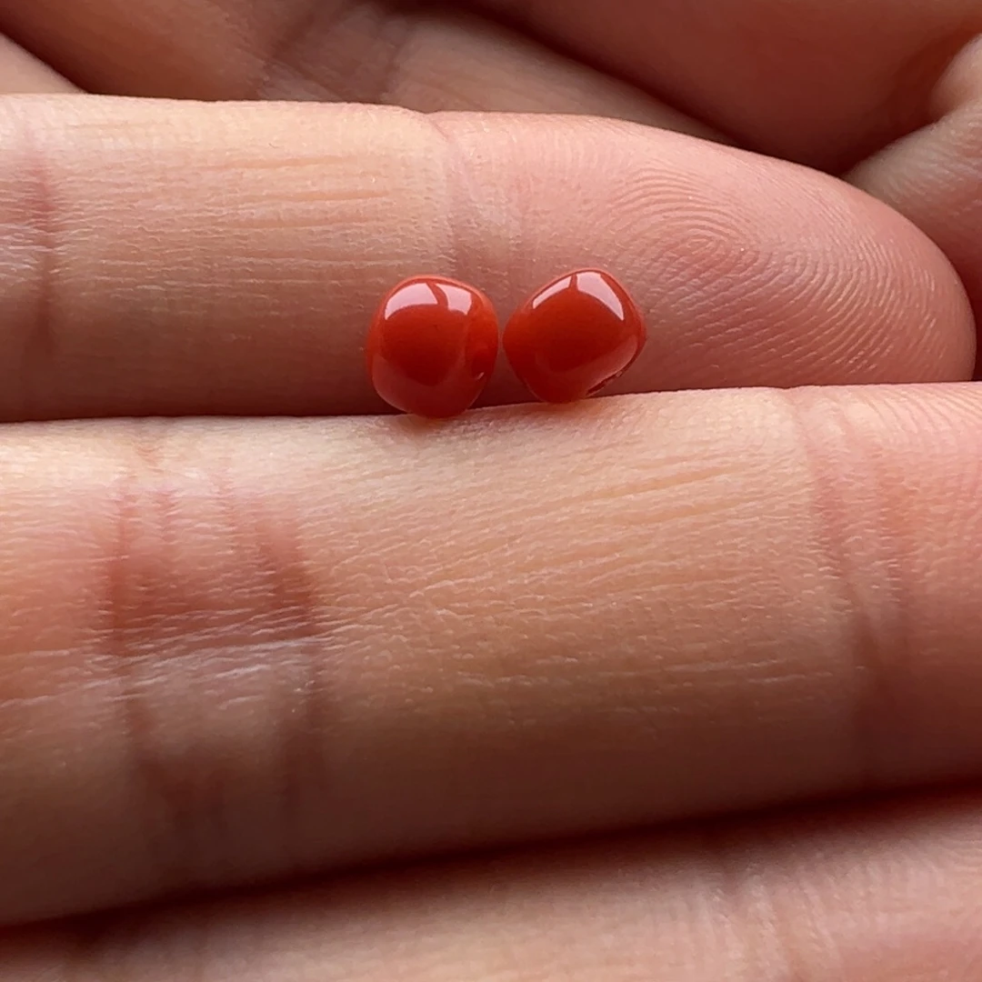 南红玛瑙老型5x 4未镶嵌