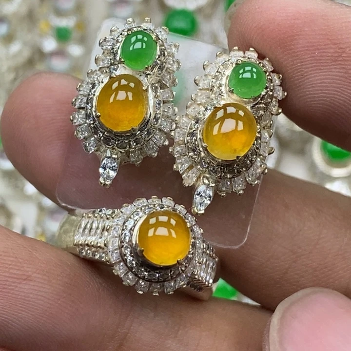 定制翡翠未镶嵌天然缅甸翡翠A货