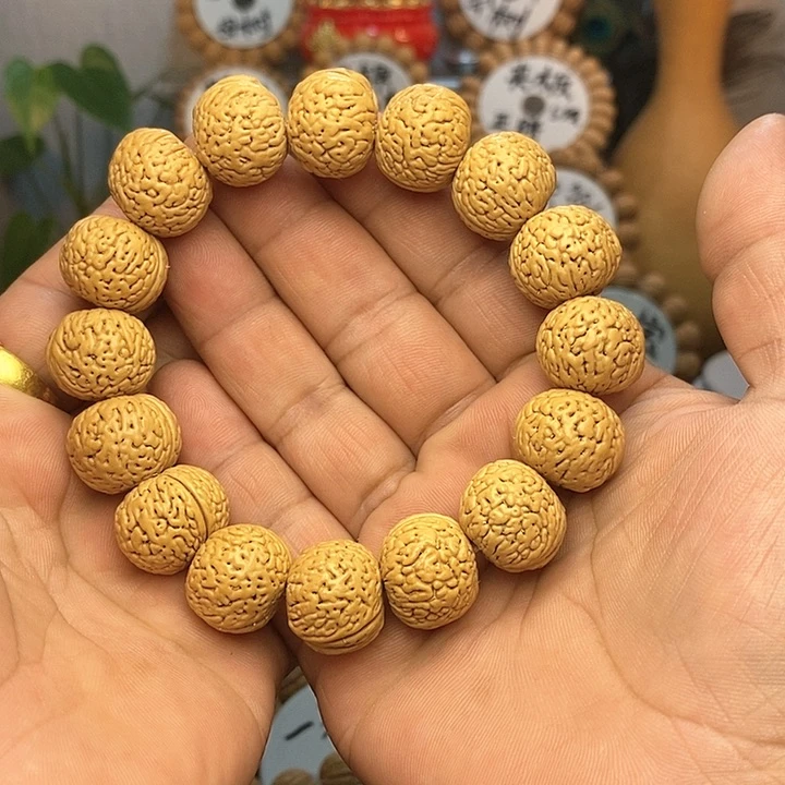 【闪购商品】北****八桃核手串南瓜手串