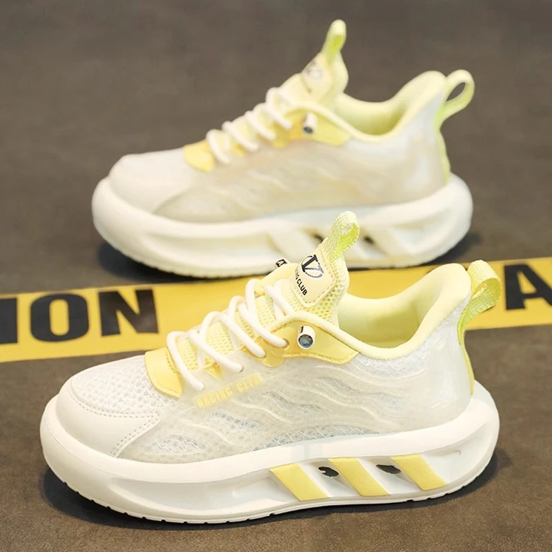 ABCJINDE男童运动鞋单网透气夏季新款儿童老爹鞋中大童轻便跑步鞋