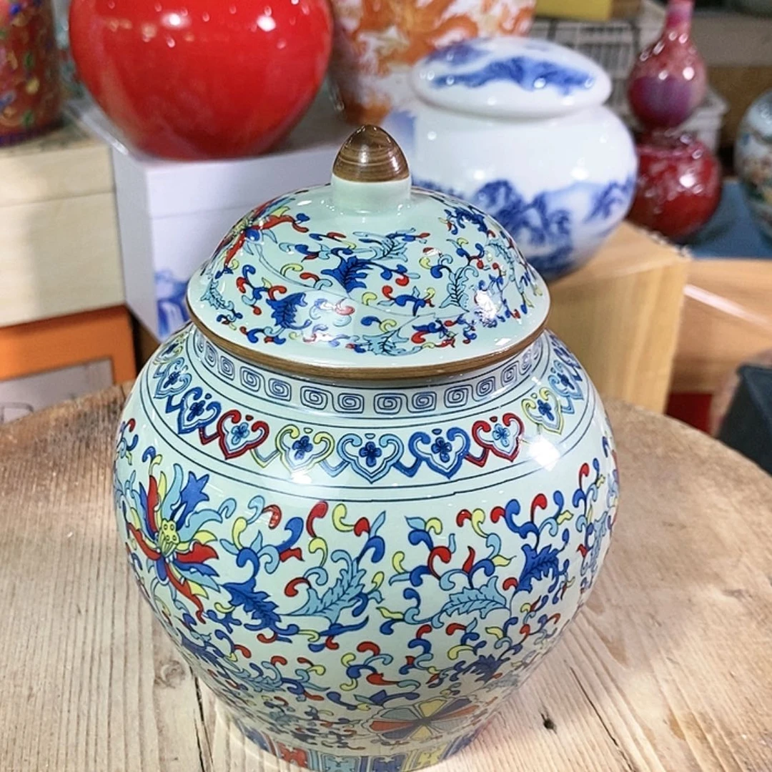 【闪购商品】瓷片陶瓷茶叶罐密封罐