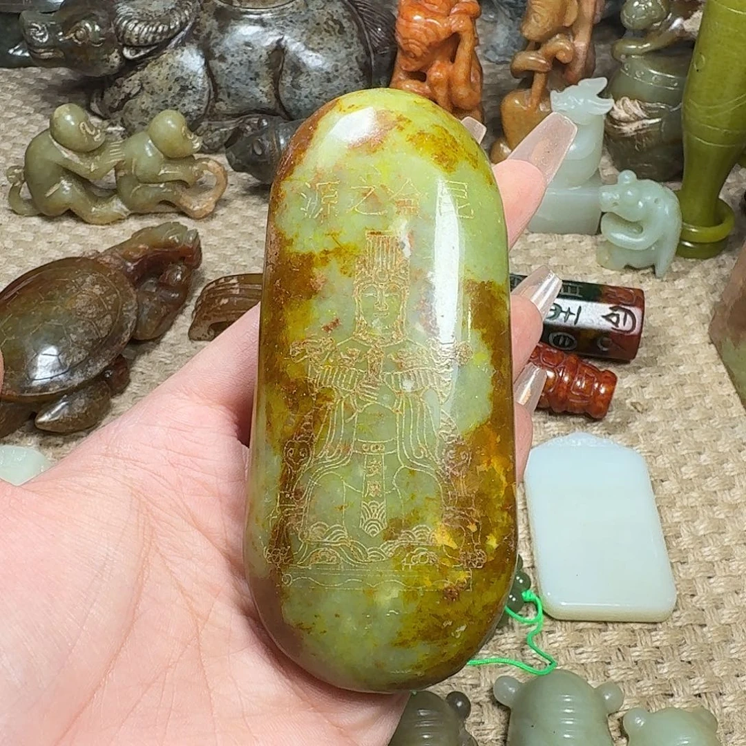 白玉菩提吊坠挂件