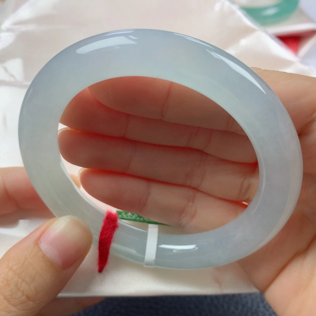 未镶嵌手镯翡翠缅甸天然翡翠A货55.6圆