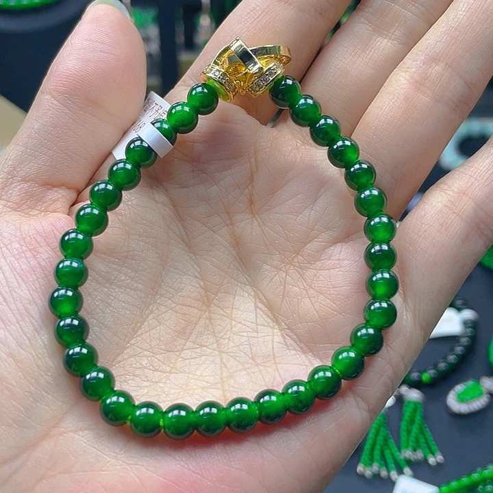 未镶嵌手链翡翠天然A货翡翠帝绿6