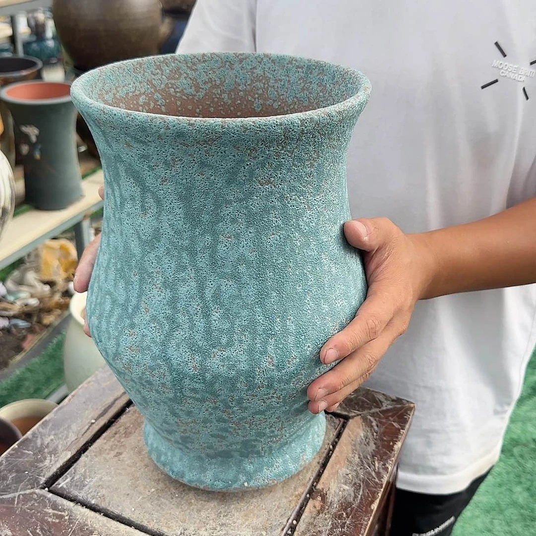 紫砂花盆王嫂花盆0624-390高30口20