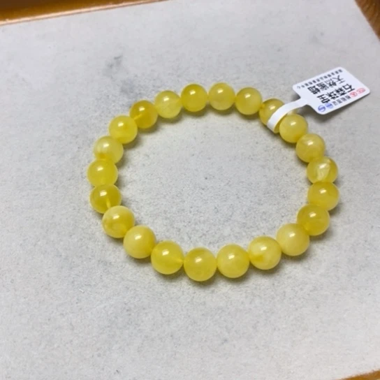未镶嵌蜜蜡裸石手串