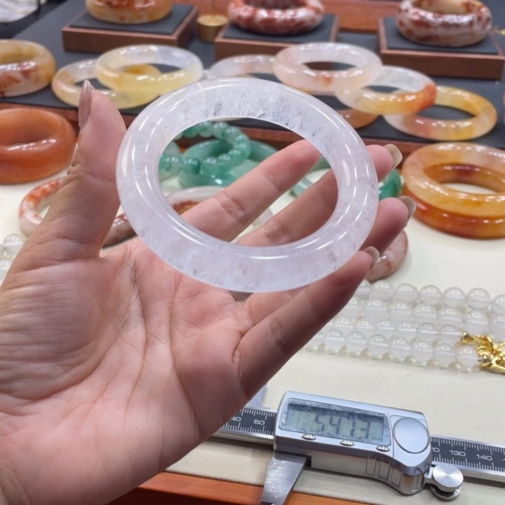 纯铜硅胶56纯天然手镯