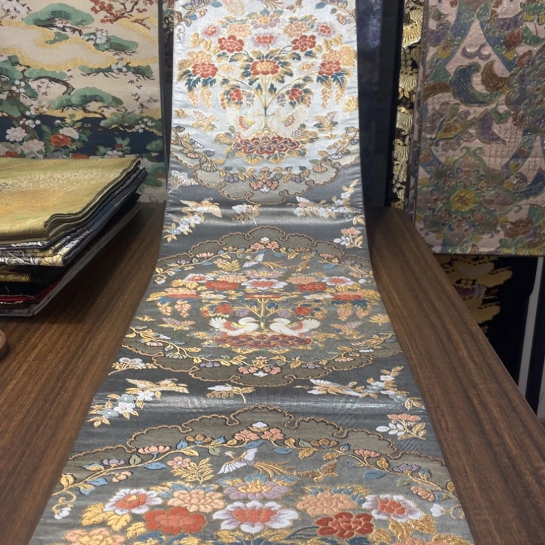 织绣29 唐锦西阵织桌旗