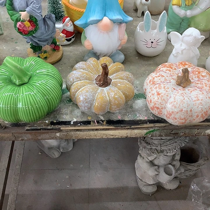 孤品微瑕清仓工艺品冷*三个南瓜