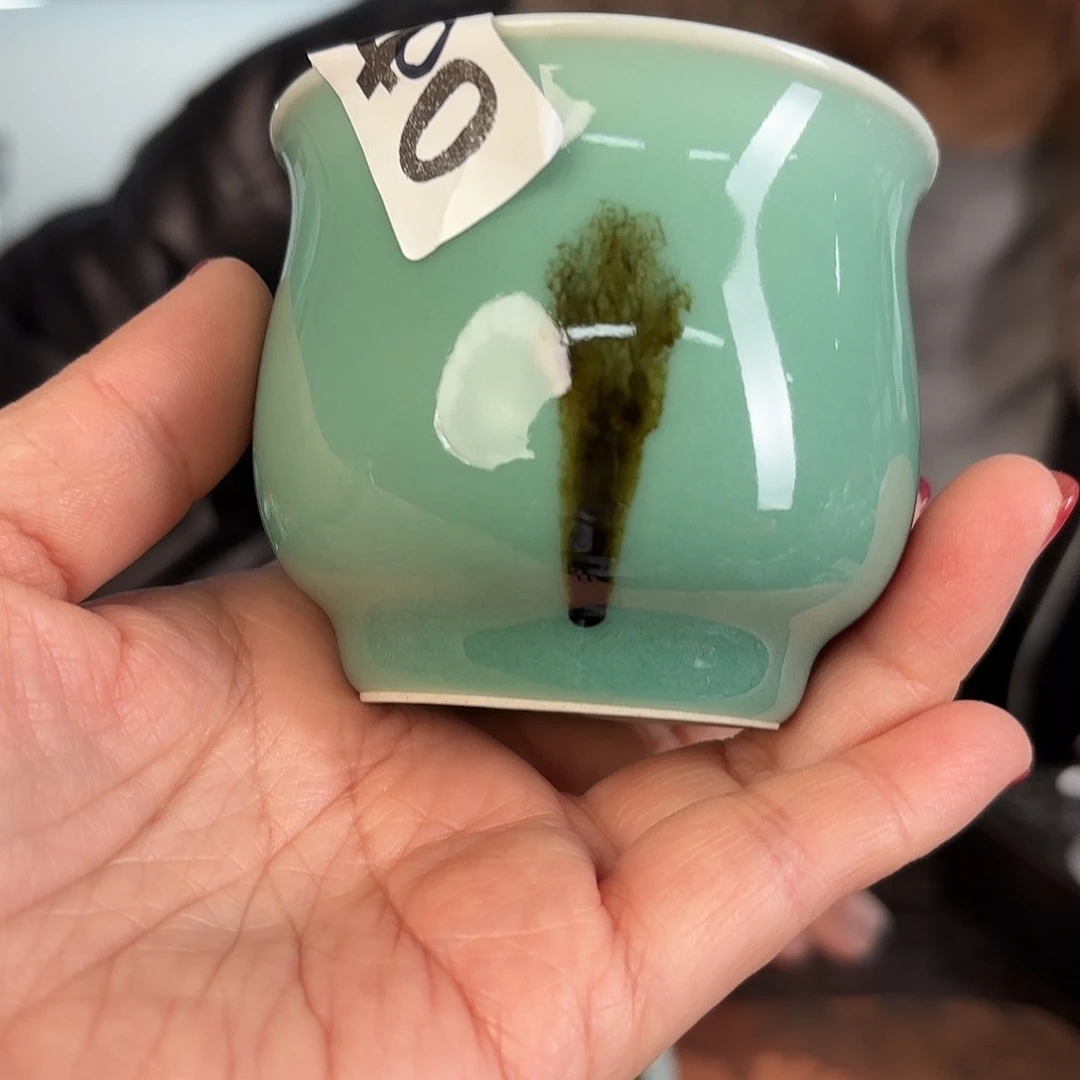 龙泉云间青瓷小米茶器