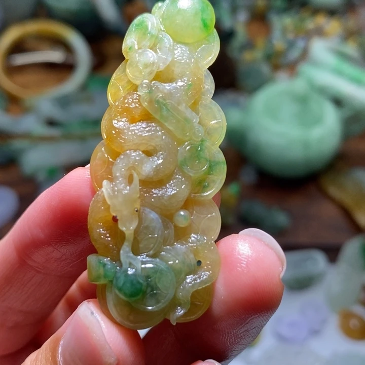 定制翡翠未镶嵌毛货