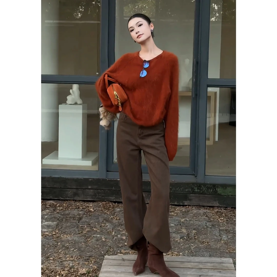 巨好看的秋装一整套韩风chic高级感慵懒松弛感多巴胺针织休闲套装