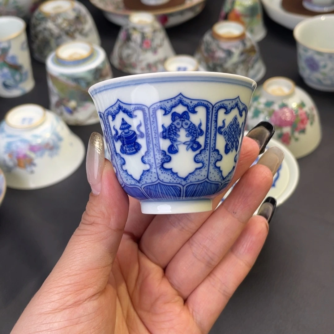 八宝开窗点工重工铃铛杯