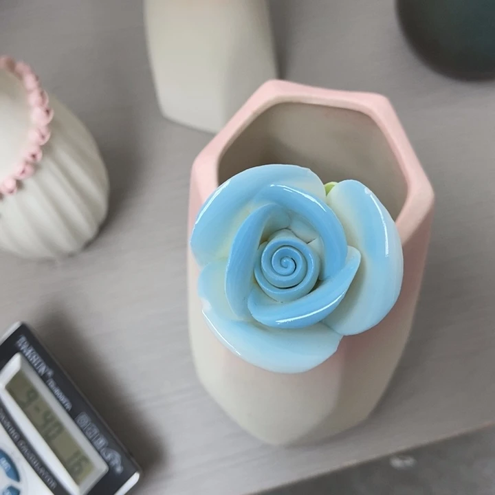 陶瓷手工制作陶瓷花