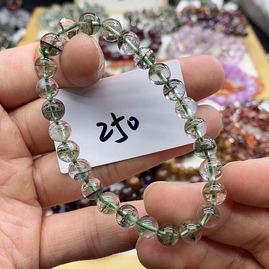 水晶手串未镶嵌天然