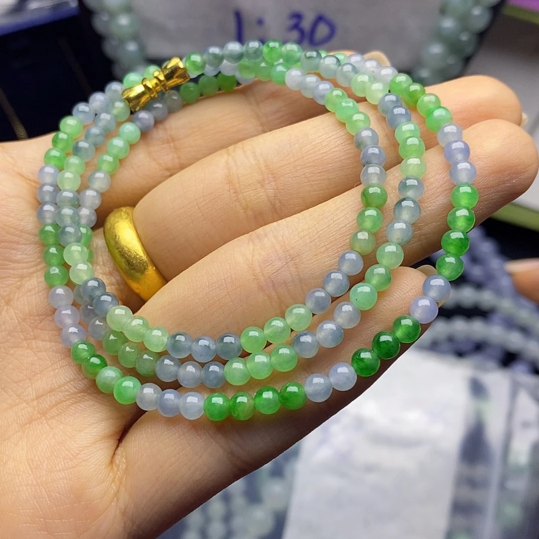 定制翡翠未镶嵌缅甸天然翡翠A货