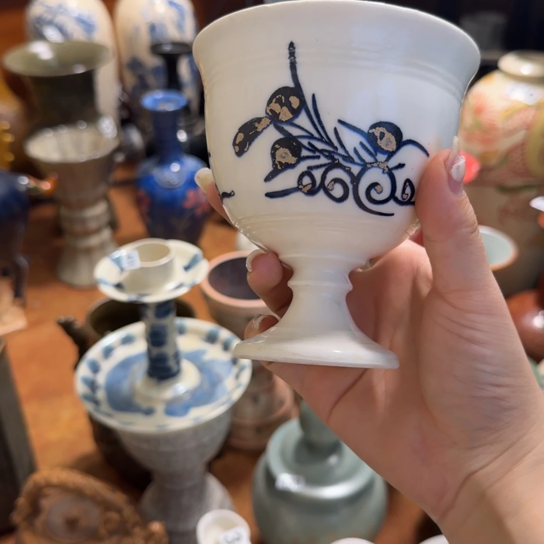 摆件哈哈哈哈唐青花