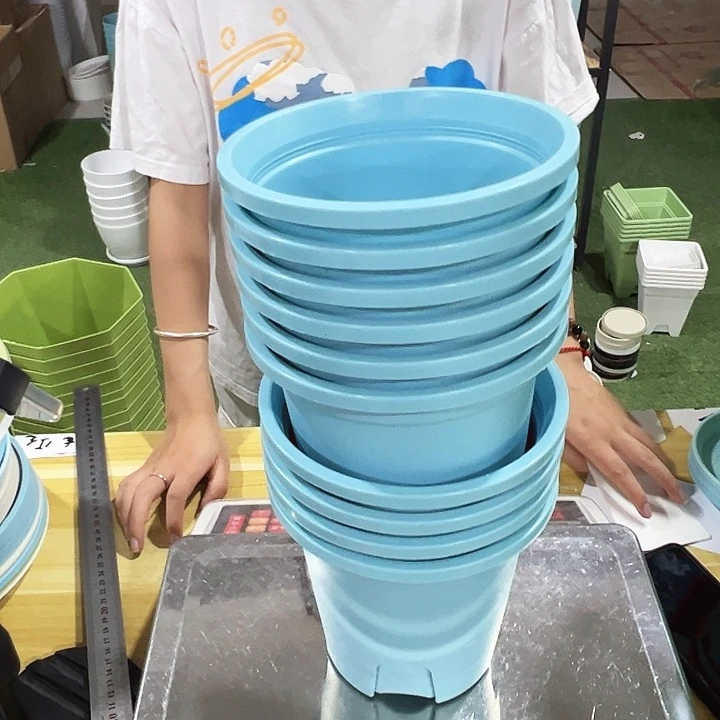 正品圆形控根口15高15蓝色无托10只