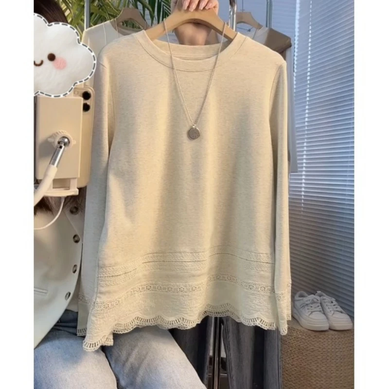 2025新款长袖上衣显瘦百搭设计感T恤LK2507401