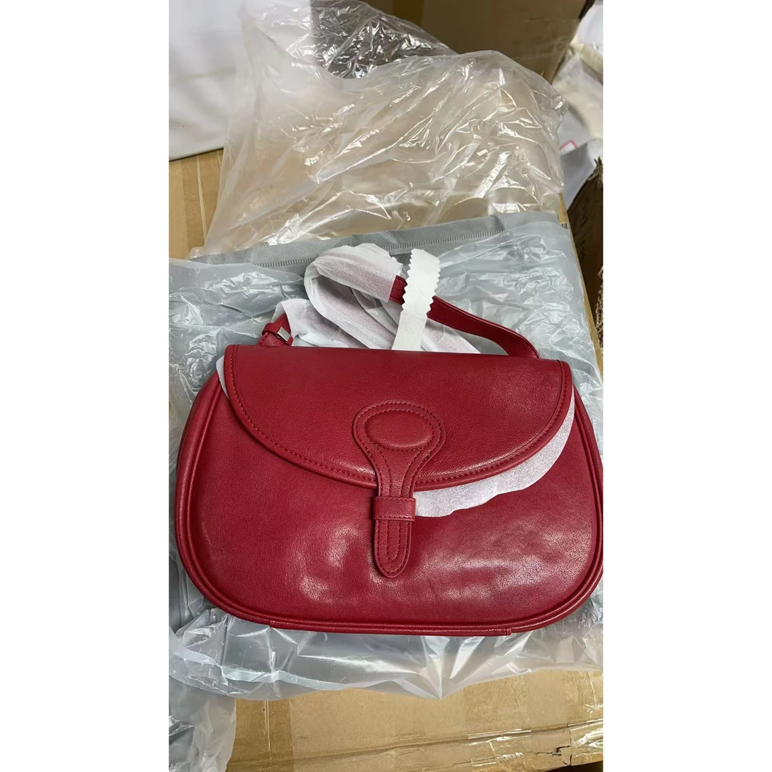 【点点福利】60269红色【清货有瑕】时尚轻奢百搭气质女包