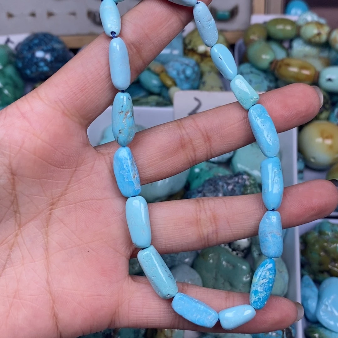 美***）绿松石未镶嵌挂件