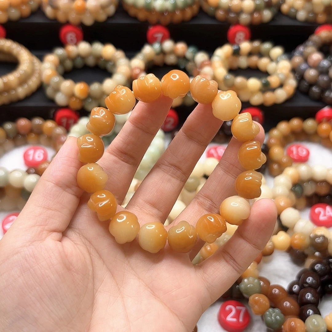 菩提根/象牙果吊坠爱心猫爪