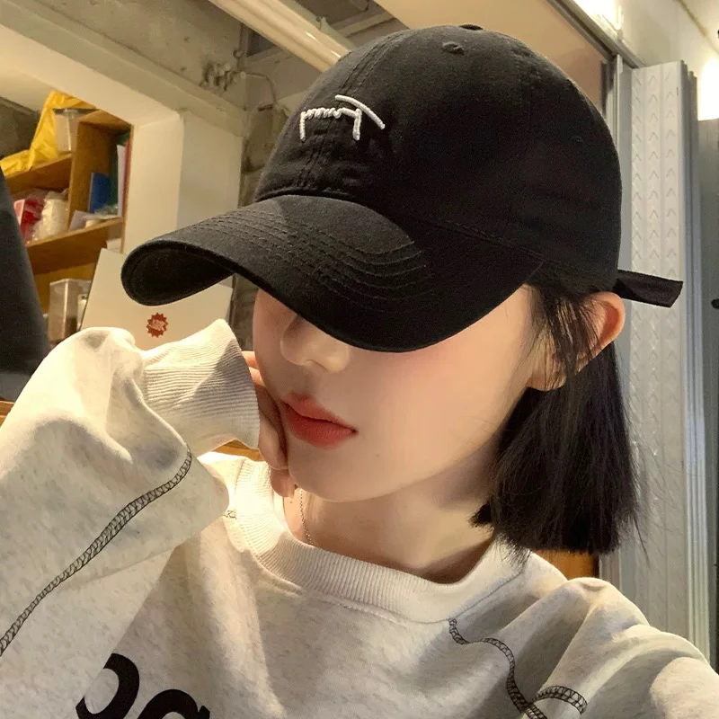新款ny棒球帽2025新款字母韩系男士户外运动帽美式软顶鸭舌帽