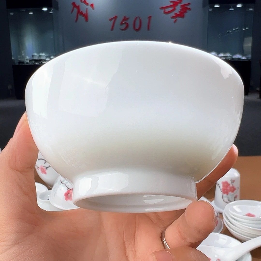 瓷柴窑 素胎普洱杯，微瑕吸烟