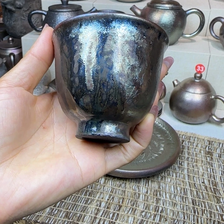 云南建水紫陶柴烧壶