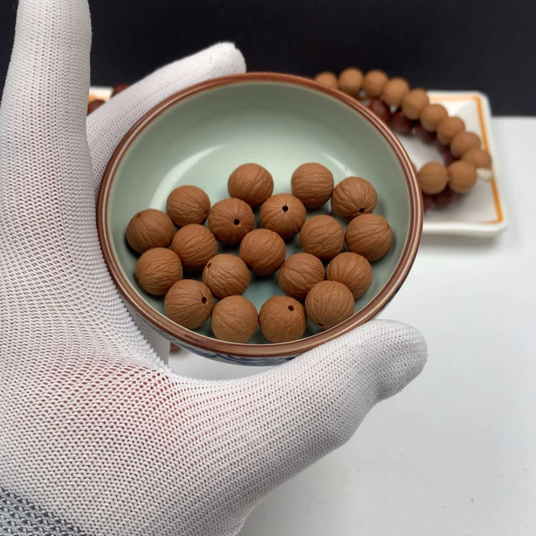 猴头核桃手串小***爸聚宝盆