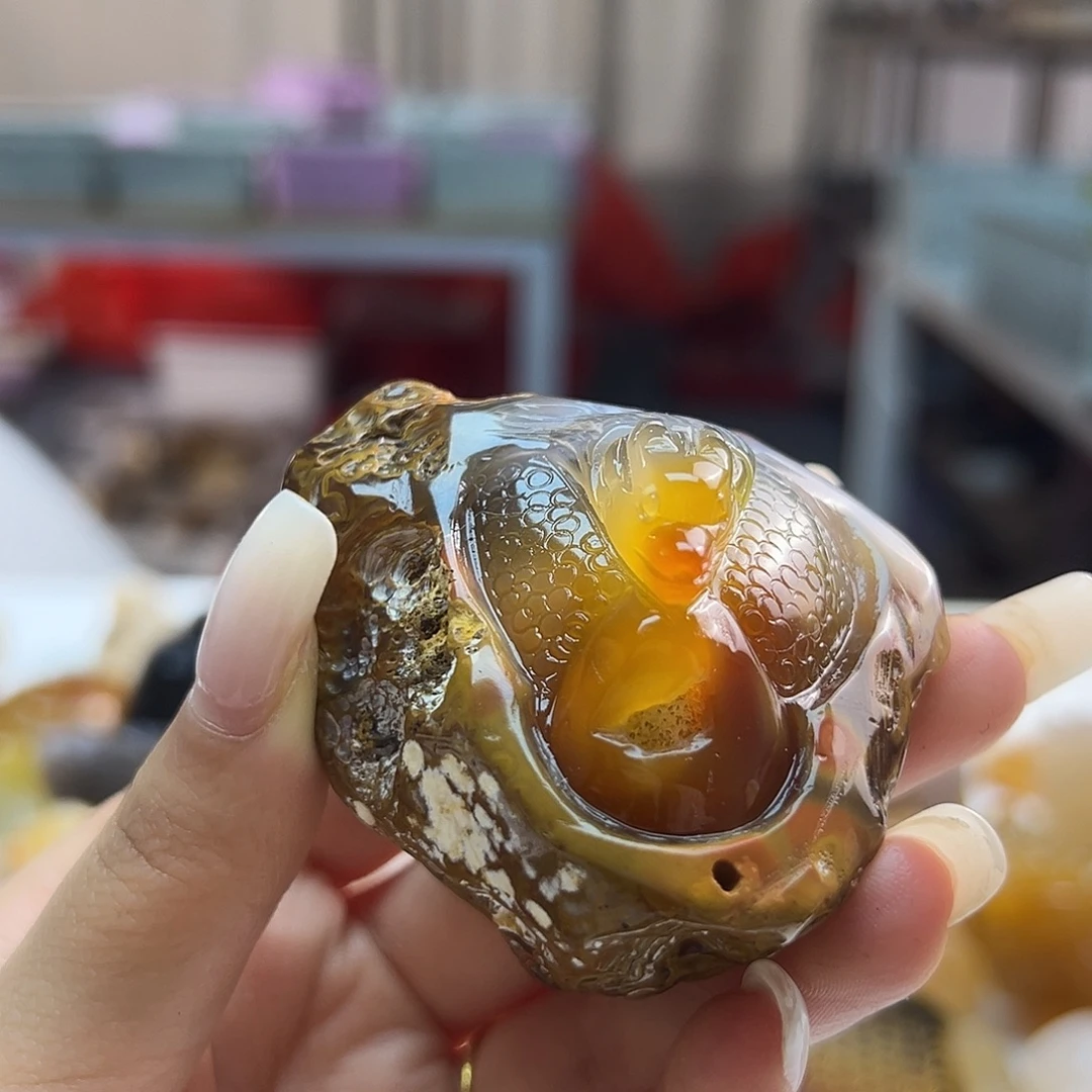 玛瑙/玉髓未镶嵌吊坠(不含链)