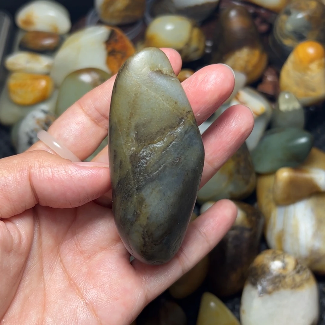 和田玉未镶嵌挂件33