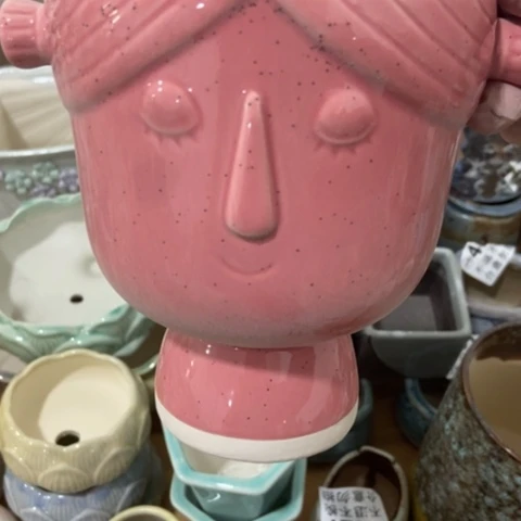 红陶陶瓷多肉花盆