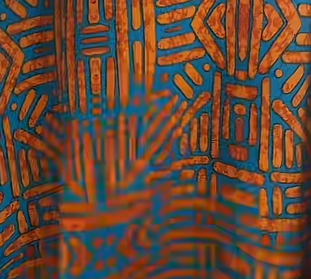 【黄色迷宫】新款黄色迷宫绵绸布料.NO：21，不支持七天无理由