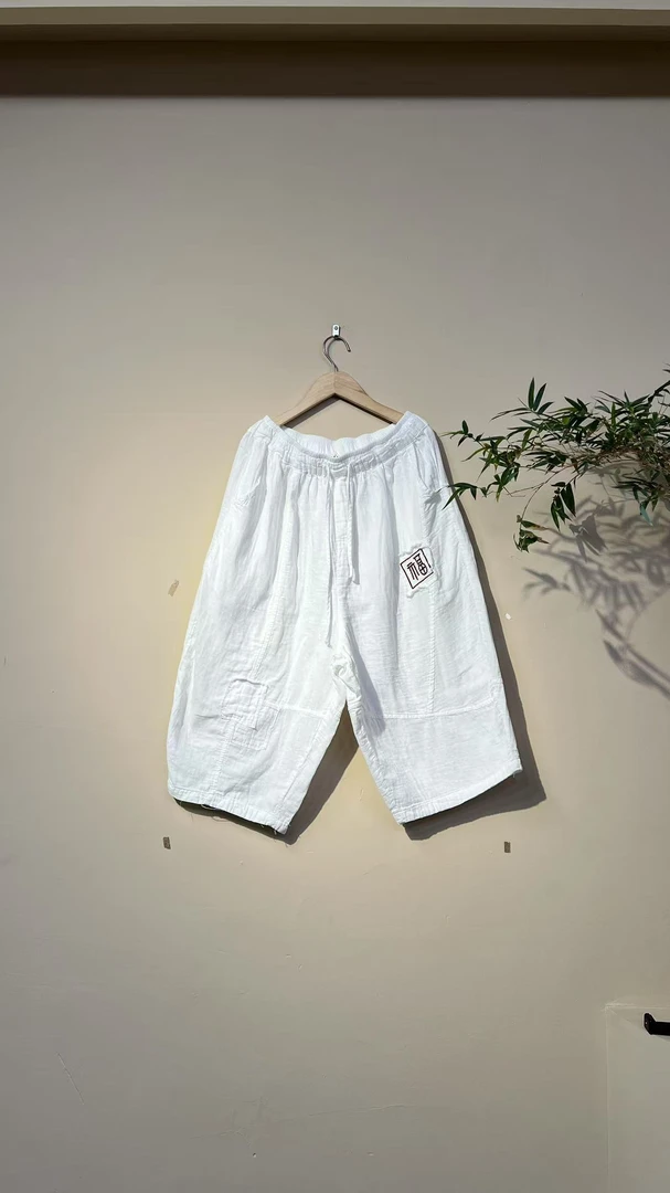 婴儿棉福字7分老爹裤   627b03