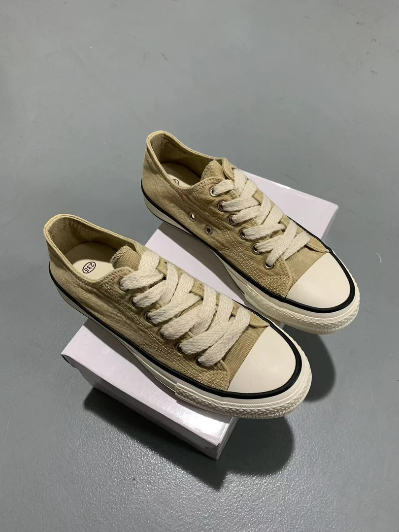 老戴专属  女鞋低帮帆布鞋8808