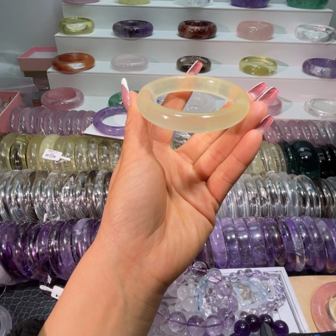 水晶手镯未镶嵌手镯59.2圈口10