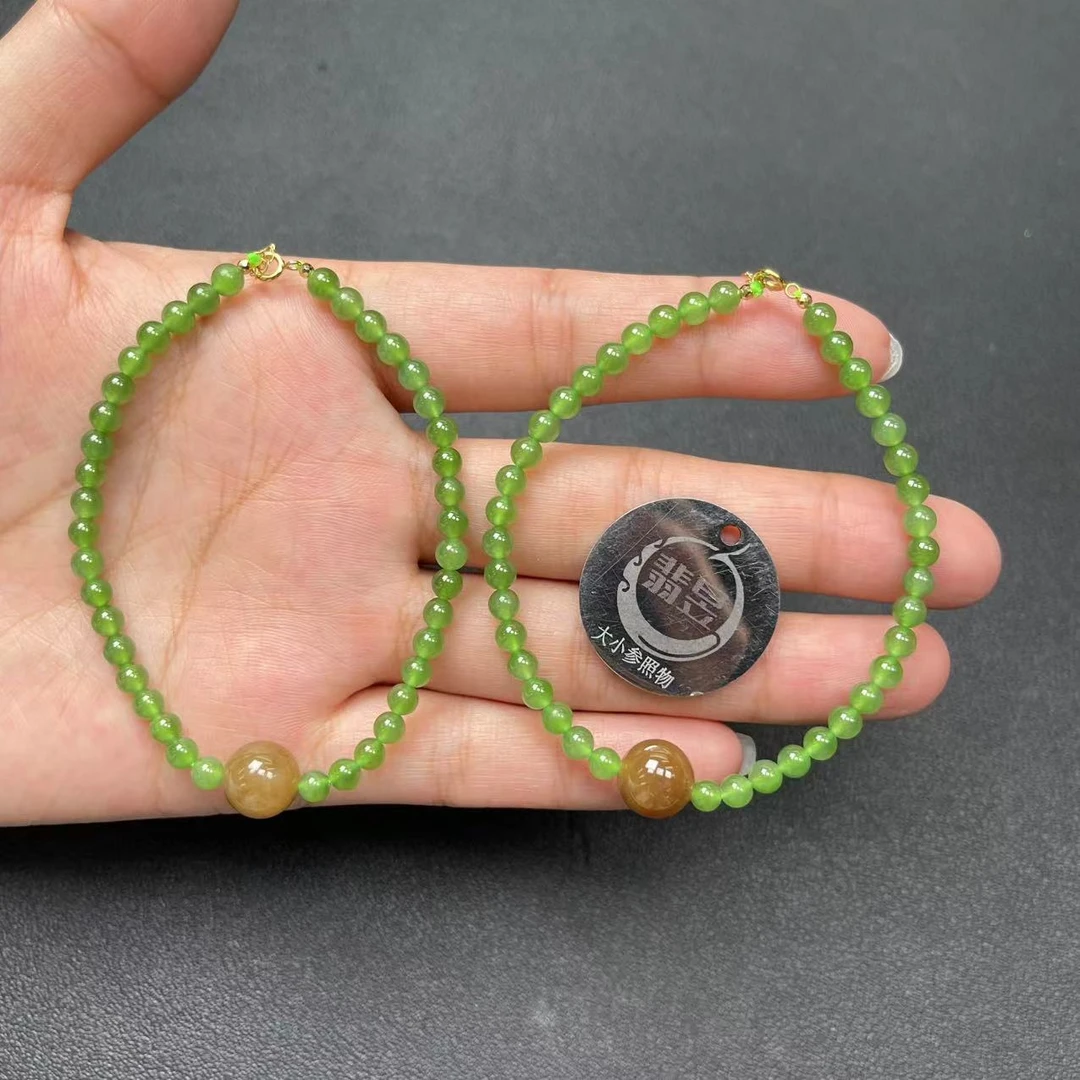 翡昱-N3-36521-和田玉手串/约3+/约40颗/-多样性发其一-C