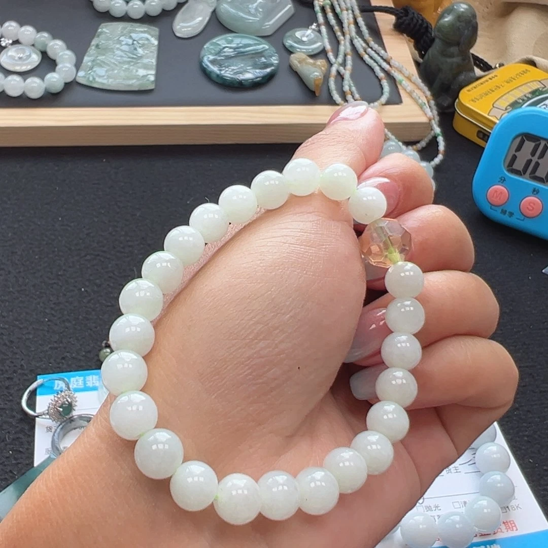 翡翠未镶嵌颈饰天然A货缅甸翡翠