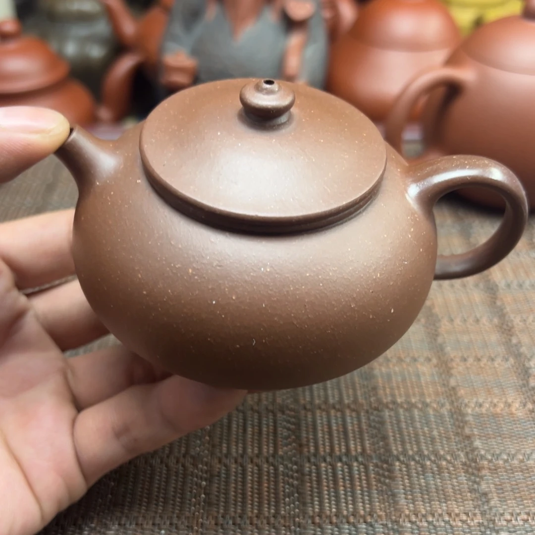 茶壶紫砂宜兴原矿紫砂壶200毫升容量