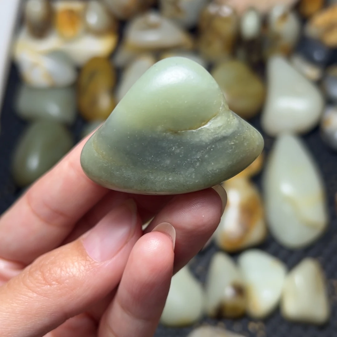 和田玉未镶嵌挂件A16