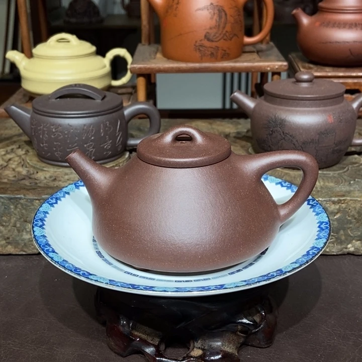 紫砂茶壶底槽清全手封釉240容量