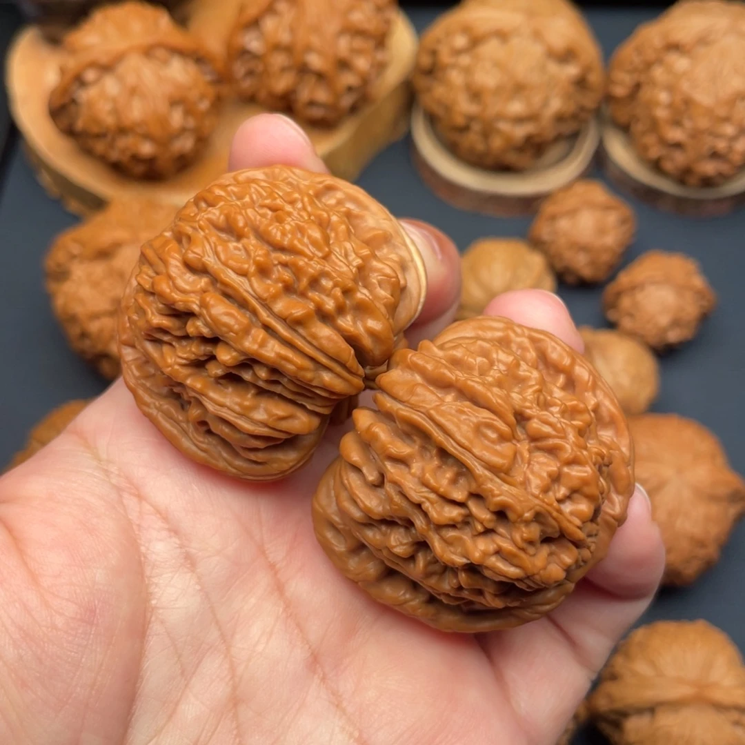 文玩核桃把件全品无修42平谷四座楼