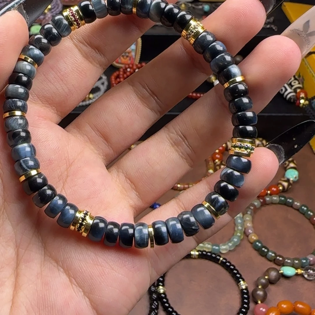 DIY玻璃手串手链男女同款0.6cm