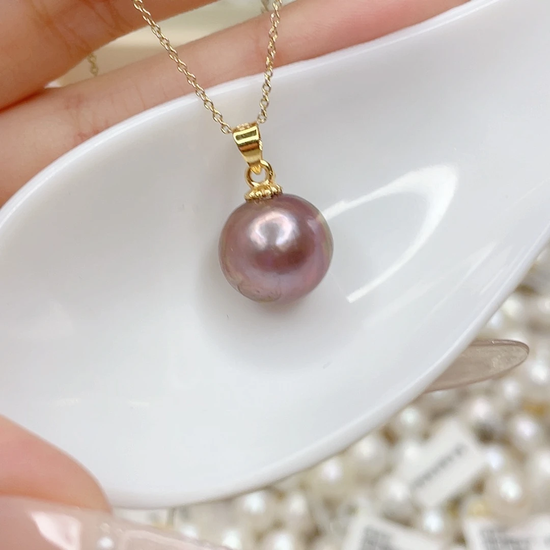 淡水珍珠未镶嵌吊坠(赠链)