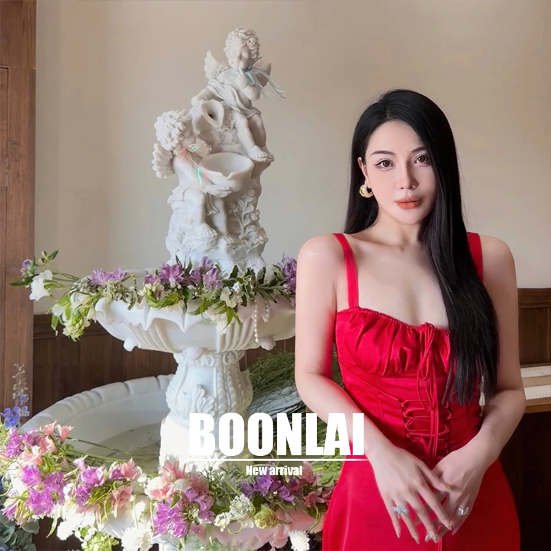 铜合金耳饰 Boonlai  秋冬新款红色系列耳环耳钉1w