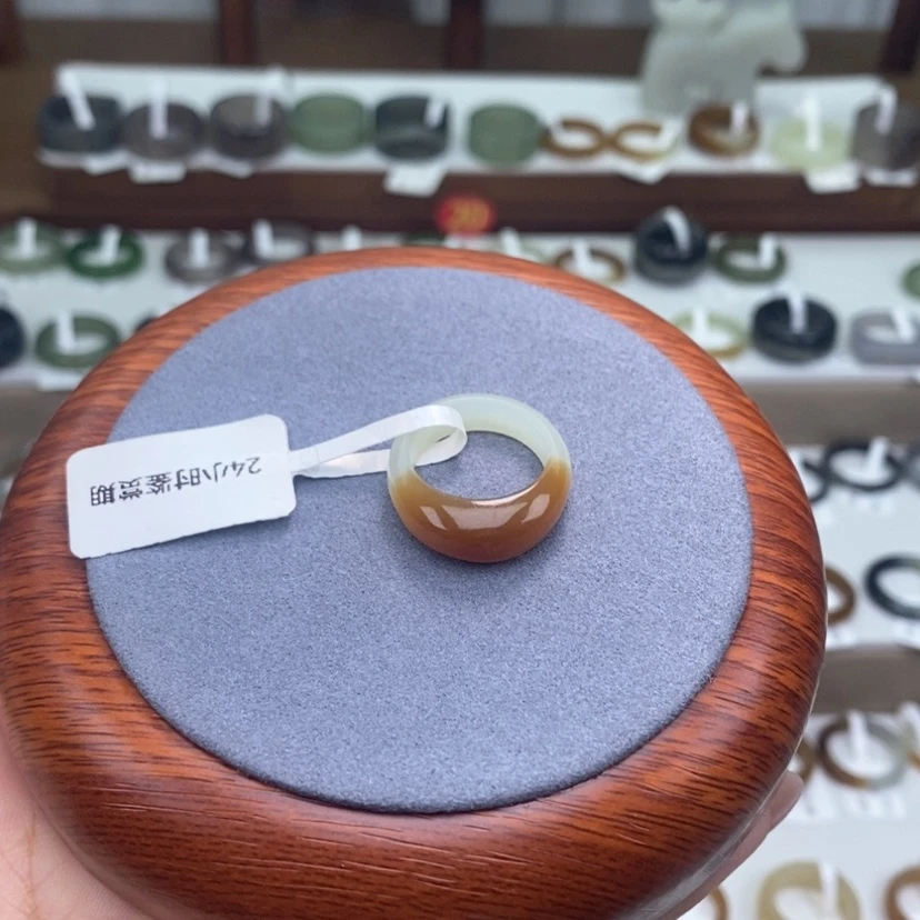 【闪购商品】未镶嵌戒指和田玉  和田玉戒 8-2