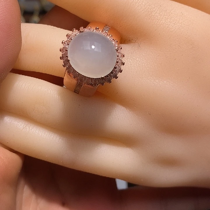 翡翠未镶嵌戒指天然翡翠127