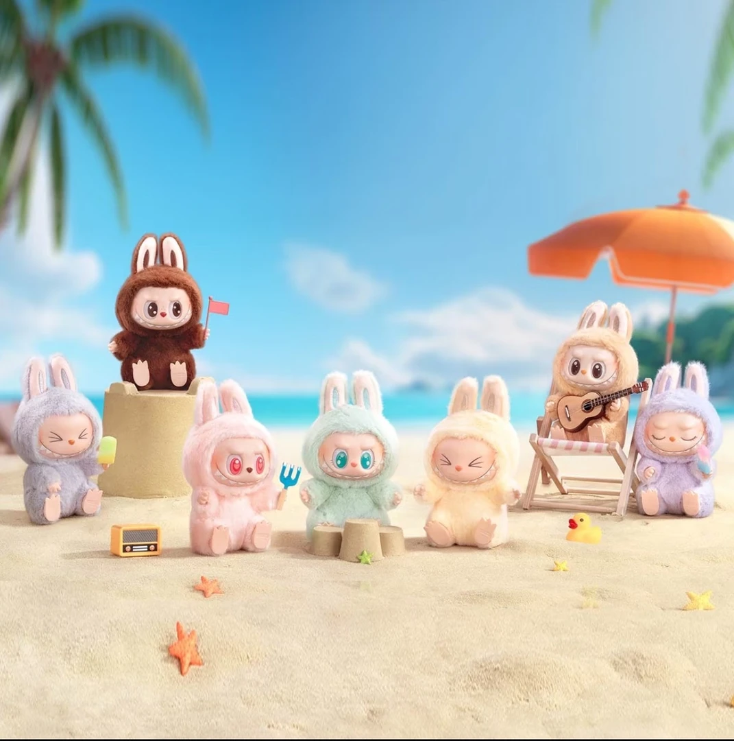 【拍下默认拆盒未拆袋】坐坐派对搪胶毛绒盲盒挂件