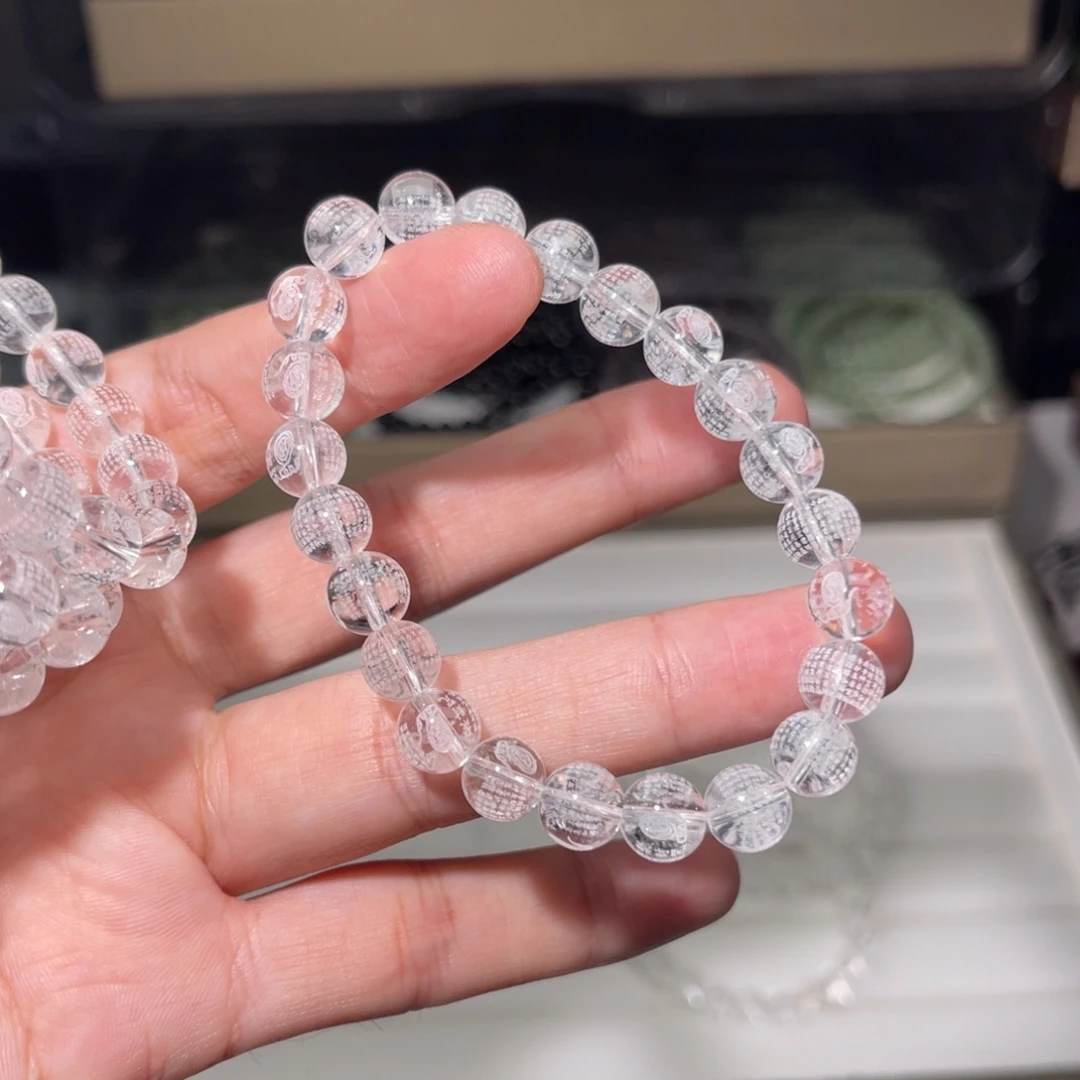 水晶手链未镶嵌白水晶009